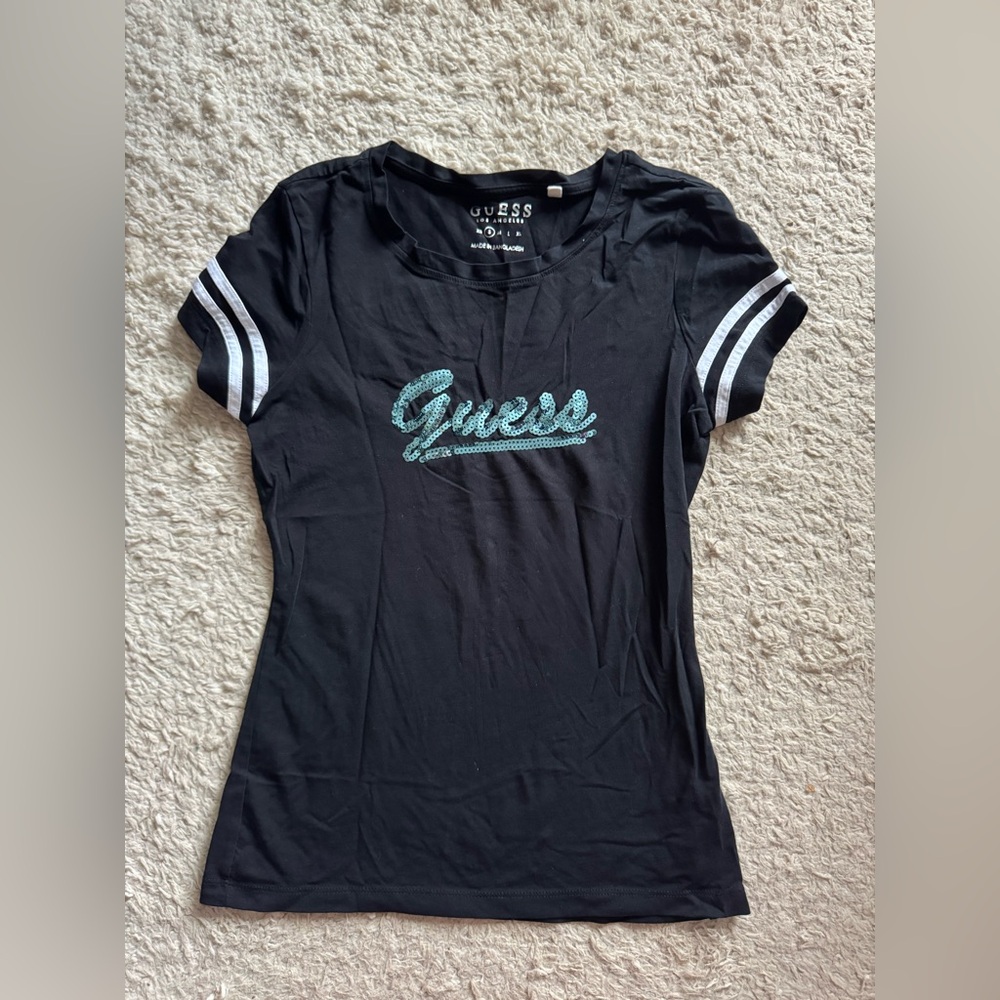 Guess sequin t shirt